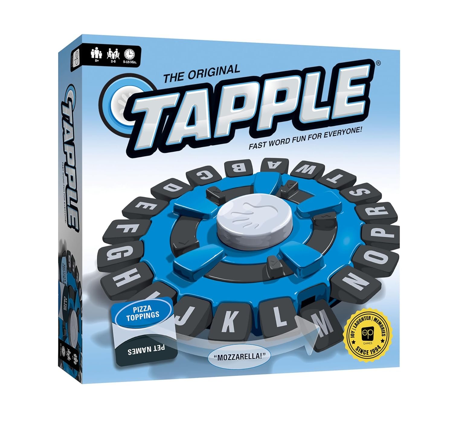The Original TAPPLE, The Fast-Paced Family Board Game, Choose a Category & Race Against the Timer to be the Last Player, Learning Word Game for Ages 8 & Up, 2-8 Players, 15-20...